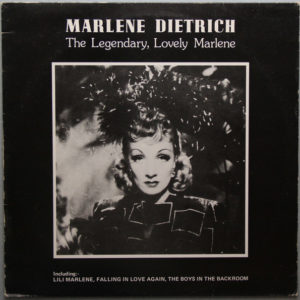Marlene Dietrich - The Legendary, Lovely Marlene (LP, Comp, Mono)
