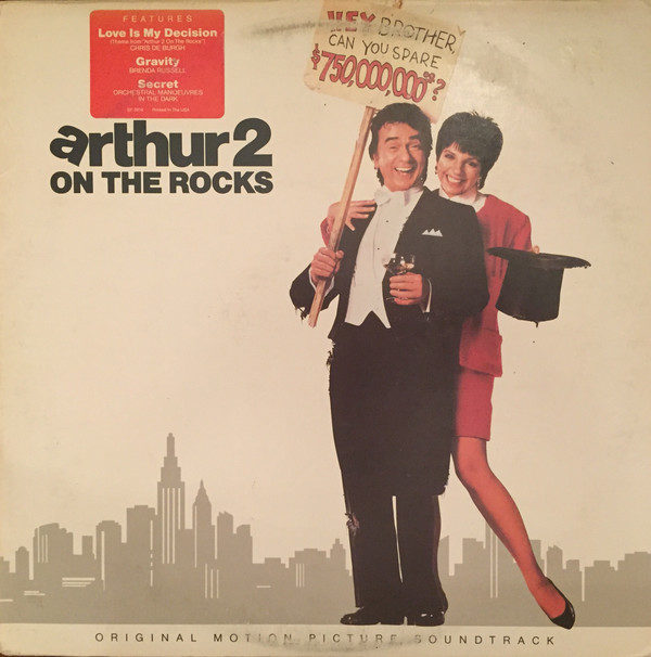 Various - Arthur 2 On The Rocks - Original Motion Picture Soundtrack (LP, Comp, B P)