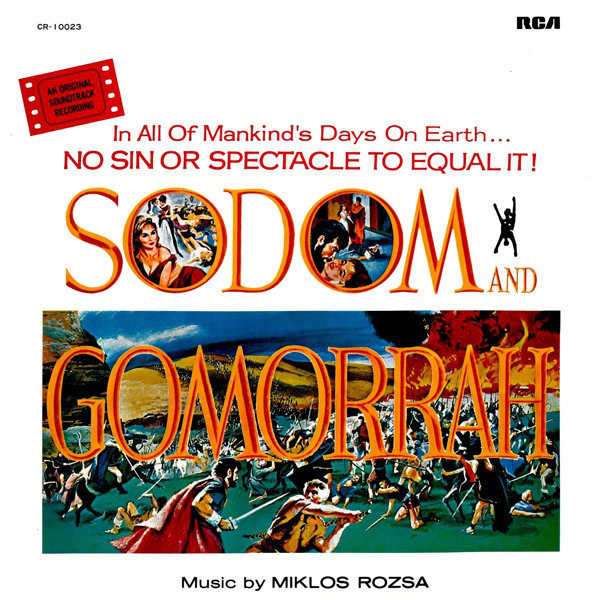 Miklós Rózsa - Sodom And Gomorrah (An Original Soundtrack Recording) (LP, Album, Ltd, RE, RM)