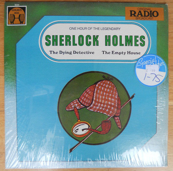 Unknown Artist - One Hour Of The Legendary Sherlock Holmes The Dying Detective The Empty House (LP, Comp)