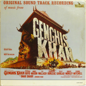 Dusan Radic*, Muir Mathieson - Genghis Khan - Original Sound Track Recording (LP, Album, Mono)