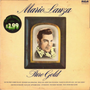Mario Lanza - Pure Gold (LP, Album, RE)