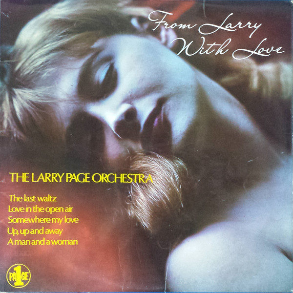 The Larry Page Orchestra* - From Larry With Love (LP, Album, Mono)