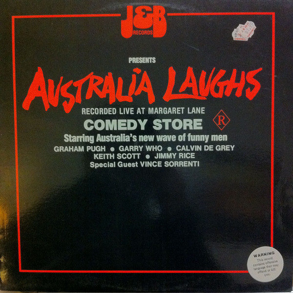 Graham Pugh, Garry Who, Calvin De Grey, Keith Scott (4), Jimmy Rice (2), Vince Sorrenti - Australia Laughs (LP, Album)