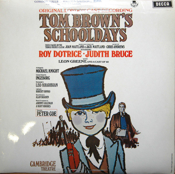 Joan Maitland & Jack Maitland, Chris Andrews (3) - Tom Brown's Schooldays: Original London Cast Recording (LP, Album)