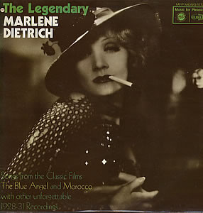 Marlene Dietrich - The Legendary Marlene Dietrich (LP, Comp, Mono)