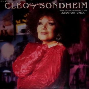 Cleo Laine • Jonathan Tunick - Cleo Sings Sondheim (LP)