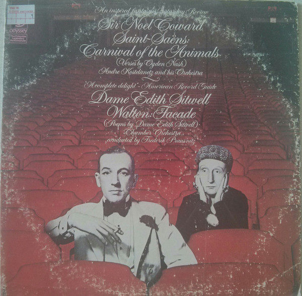 Noël Coward, Edith Sitwell / Saint-Saëns* / Walton* - Carnival of the Animals — Facade (LP, Comp, Mono)