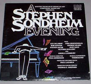 Stephen Sondheim - A Stephen Sondheim Evening (2xLP, Album)