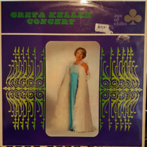 Greta Keller - Greta Keller Concert With Kurt Werner (LP)