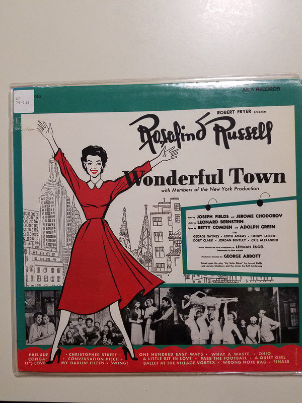 Leonard Bernstein, Rosalind Russell - Wonderful Town (LP)