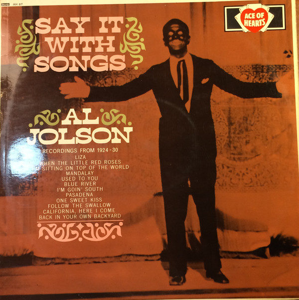 Al Jolson - Say It With Songs (LP, Comp, Mono)