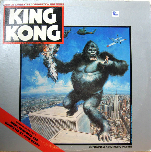 John Barry - King Kong (Original Sound Track) (LP, Album, Win)