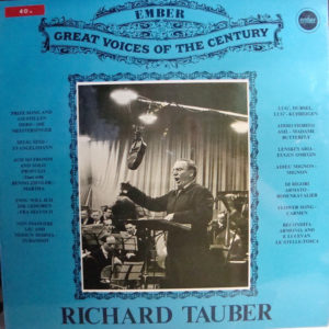 Richard Tauber - Great Voices Of The Century (LP, Comp, Mono)