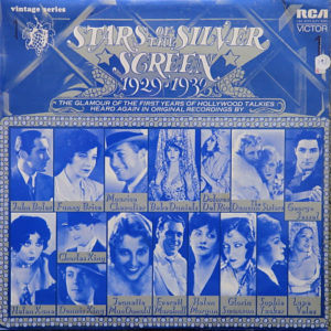 Various - Stars Of The Silver Screen, 1929-1930 (LP, Comp, Mono, RE)