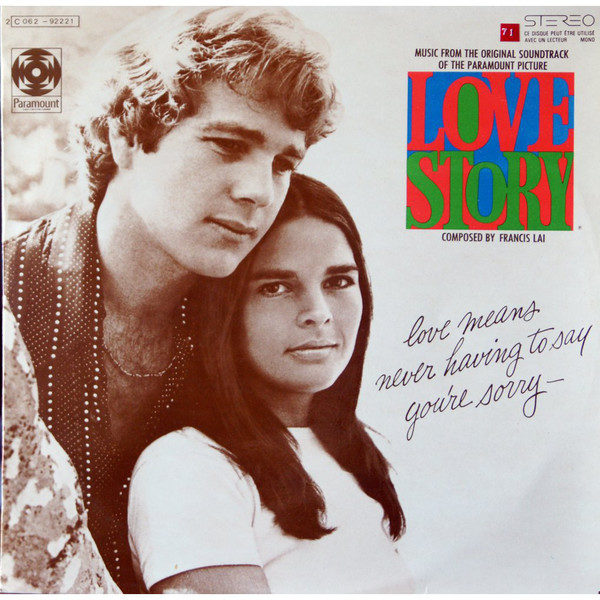 Francis Lai - Love Story - Music From The Original Soundtrack (LP, RE)