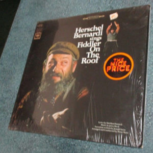 Herschel Bernardi - Herschel Bernardi Sings Fiddler On The Roof (LP, Album, RP)