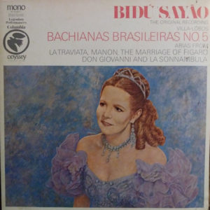 Bidú Sayão - Bachianas Brasileiras No.5 (LP, Album, Mono)