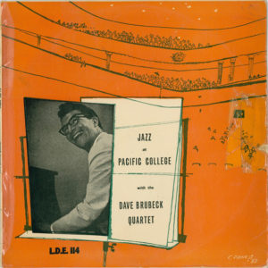 The Dave Brubeck Quartet - Jazz At Pacific College (10", Album, Mono)