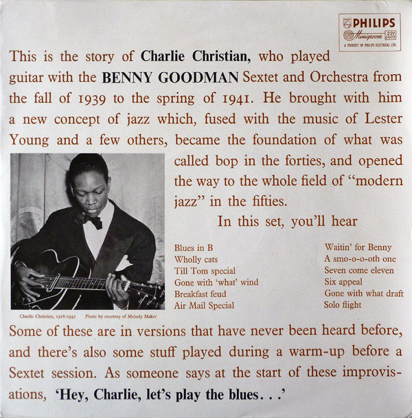 Charlie Christian With The Benny Goodman Sextet* And Orchestra* - With The Benny Goodman Sextet And Orchestra (LP, Comp)