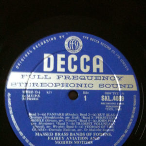 Massed Brass Bands Of Fodens, Fairey Aviation & Morris Motors, Harry Mortimer, O.B.E.* - Bright As Brass (LP)