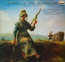 Joseph Canteloube - Jill Gomez, Royal Liverpool Philharmonic Orchestra, Vernon Handley - Songs Of The Auvergne (LP, Album)