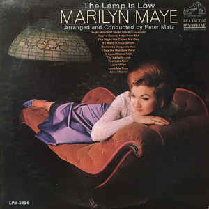 Marilyn Maye - The Lamp Is Low (LP, Album, Mono)