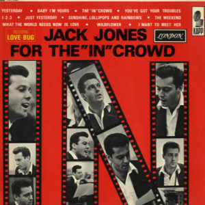 Jack Jones - For The "In" Crowd (LP, Album, Mono)