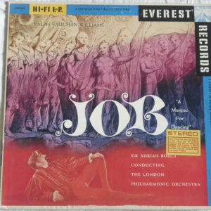 Ralph Vaughan Williams, Sir Adrian Boult, The London Philharmonic Orchestra - Job "A Masque For Dancing" (LP)
