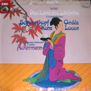 Lehár* - Schwarzkopf*, Gedda*, Kunz*, Loose*, Philharmonia Orchestra London*, Ackermann* - Das Land Des Lächelns - Gesamtaufnahme (2xLP)
