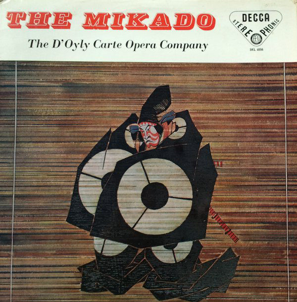 Gilbert And Sullivan* - D'Oyly Carte Opera Company, The New Symphony Orchestra Of London, Isidore Godfrey - The Mikado (2xLP)