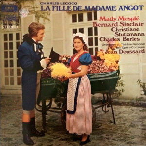 Charles Lecocq - Mady Mesplé, Bernard Sinclair, Christiane Stutzmann, Charles Burles, Orchestre Du Théâtre National De L'Opéra-Comique, Jean Doussard - La Fille De Madame Angot (2xLP, Gat)