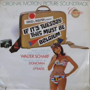Walter Scharf - If It's Tuesday This Must Be Belgium (Original Motion Picture Soundtrack) (LP, RE)