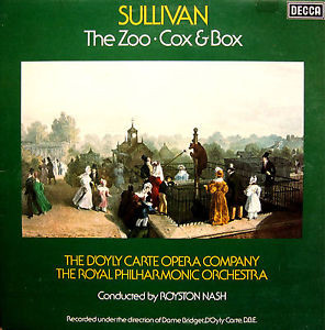 Sullivan* - D'Oyly Carte Opera Company, The Royal Philharmonic Orchestra*, Royston Nash - The Zoo - Cox & Box (LP, Album, Gat)