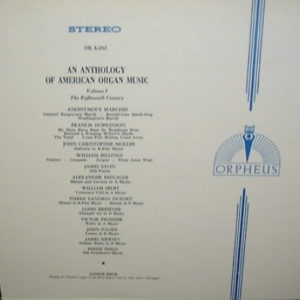 Janice Beck - An Anthology Of American Organ Music (LP, Album)