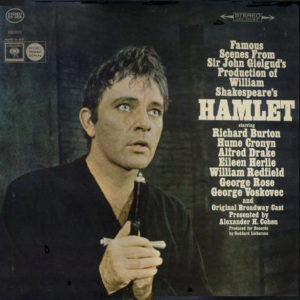 Various - Famous Scenes From Sir John Gielgud's Production Of William Shakespeare's Hamlet (LP, Album)
