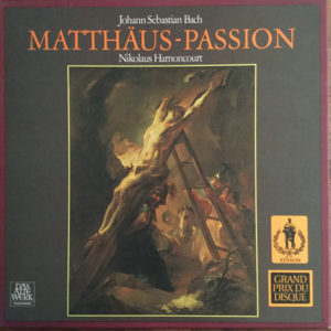 Johann Sebastian Bach - Nikolaus Harnoncourt - Matthäus-Passion (4xLP + Box)
