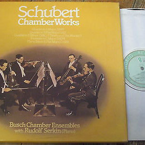 Franz Schubert, Busch Chamber Ensembles*, Rudolf Serkin - Schubert Chamber Works (3xLP, Box)
