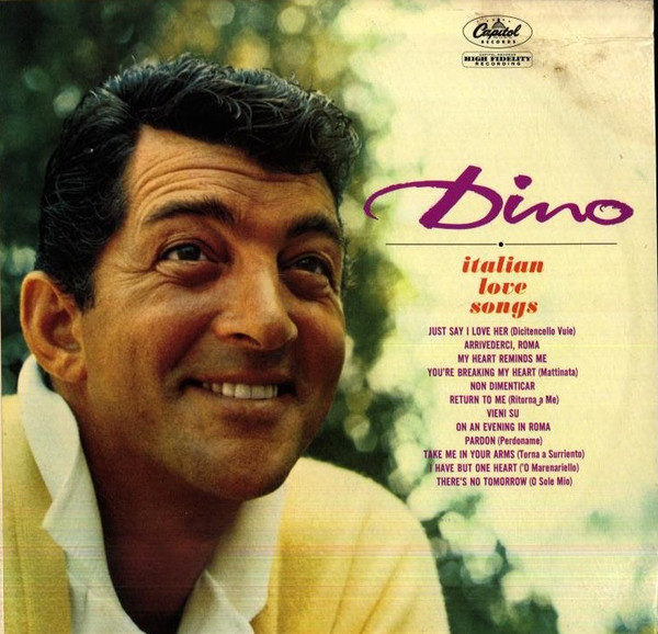Dean Martin - Dino (Italian Love Songs) (LP, Album, RE)
