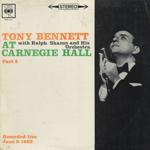 Tony Bennett With Ralph Sharon And His Orchestra - At Carnegie Hall Part 2 (LP)