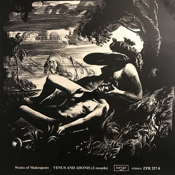 The Marlowe Dramatic Society And Professional Players, William Shakespeare - Venus And Adonis (2xLP + Box)