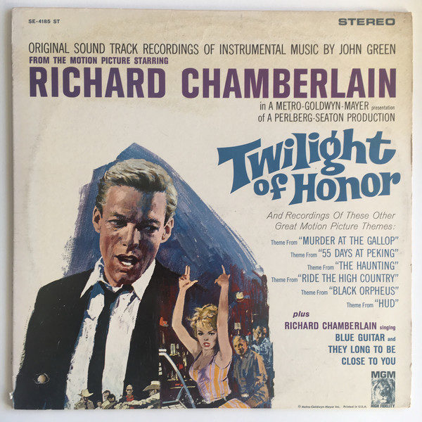 John Green* / Richard Chamberlain / Various - Twilight Of Honor (LP, Album)