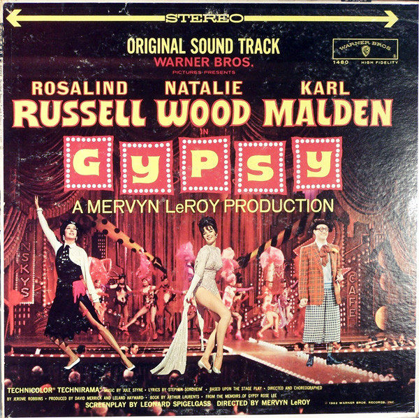 Rosalind Russell, Natalie Wood, Karl Malden - Gypsy (Original Sound Track) (LP, Album)