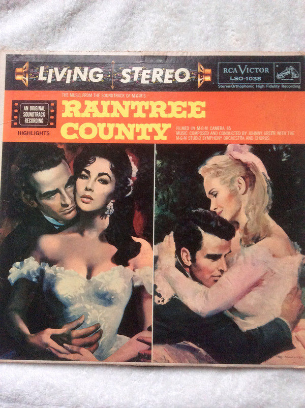 Johnny Green - Raintree County (Highlights) (An Original Soundtrack Recording) (LP, Album)