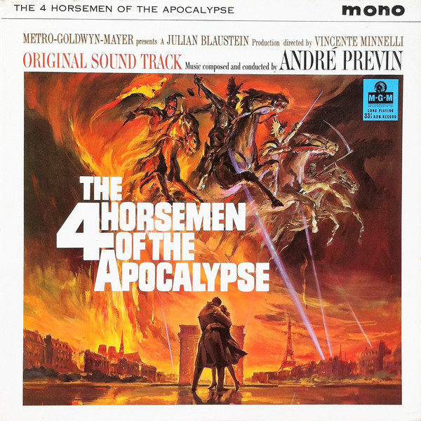 André Previn - The 4 Horsemen Of The Apocalypse (Original Sound Track) (LP, Album, Mono)