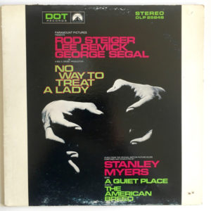 Stanley Myers - No Way To Treat A Lady (Music From The Original Motion Picture Score) (LP, Album)