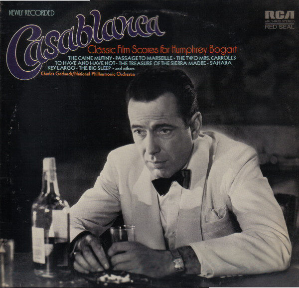Charles Gerhardt / National Philharmonic Orchestra - Casablanca - Classic Film Scores For Humphrey Bogart (LP, Album)