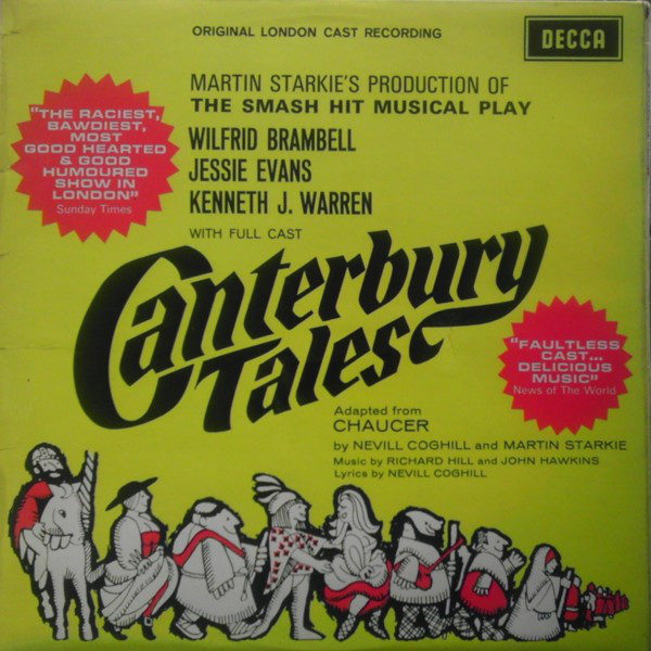Richard Hill, John Hawkins*, Nevill Coghill - Canterbury Tales (LP, Album, Mono)