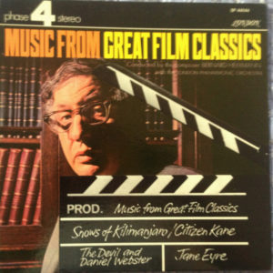 Bernard Herrmann  With The London Philharmonic Orchestra - Music From Great Film Classics (LP, Album)