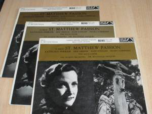J.S. Bach* / The Jacques Orchestra / Dr. Reginald Jacques* - St. Matthew Passion (3xLP, Mono)